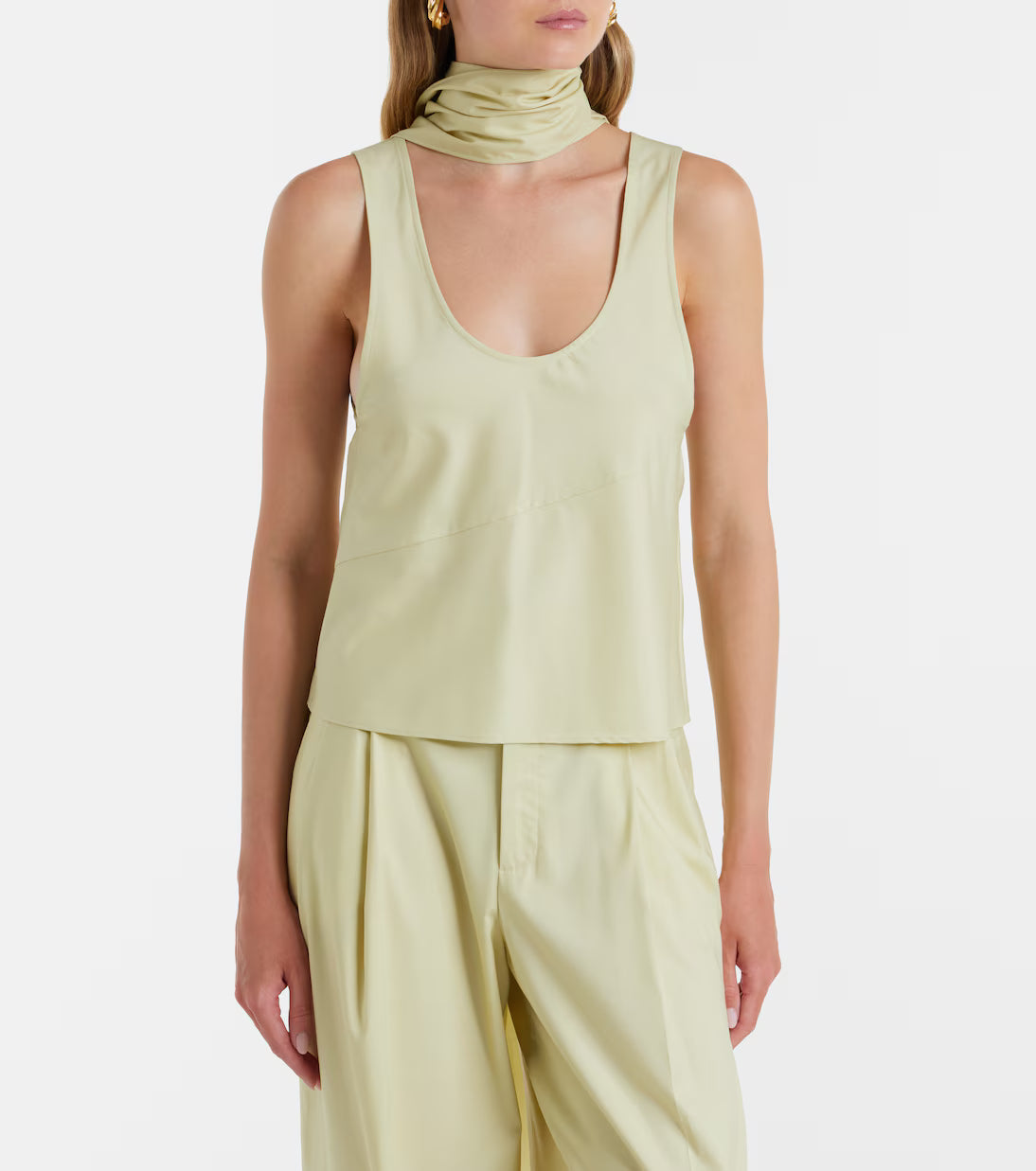 Miu Miu Floral Open-Back Cotton Poplin Minidress