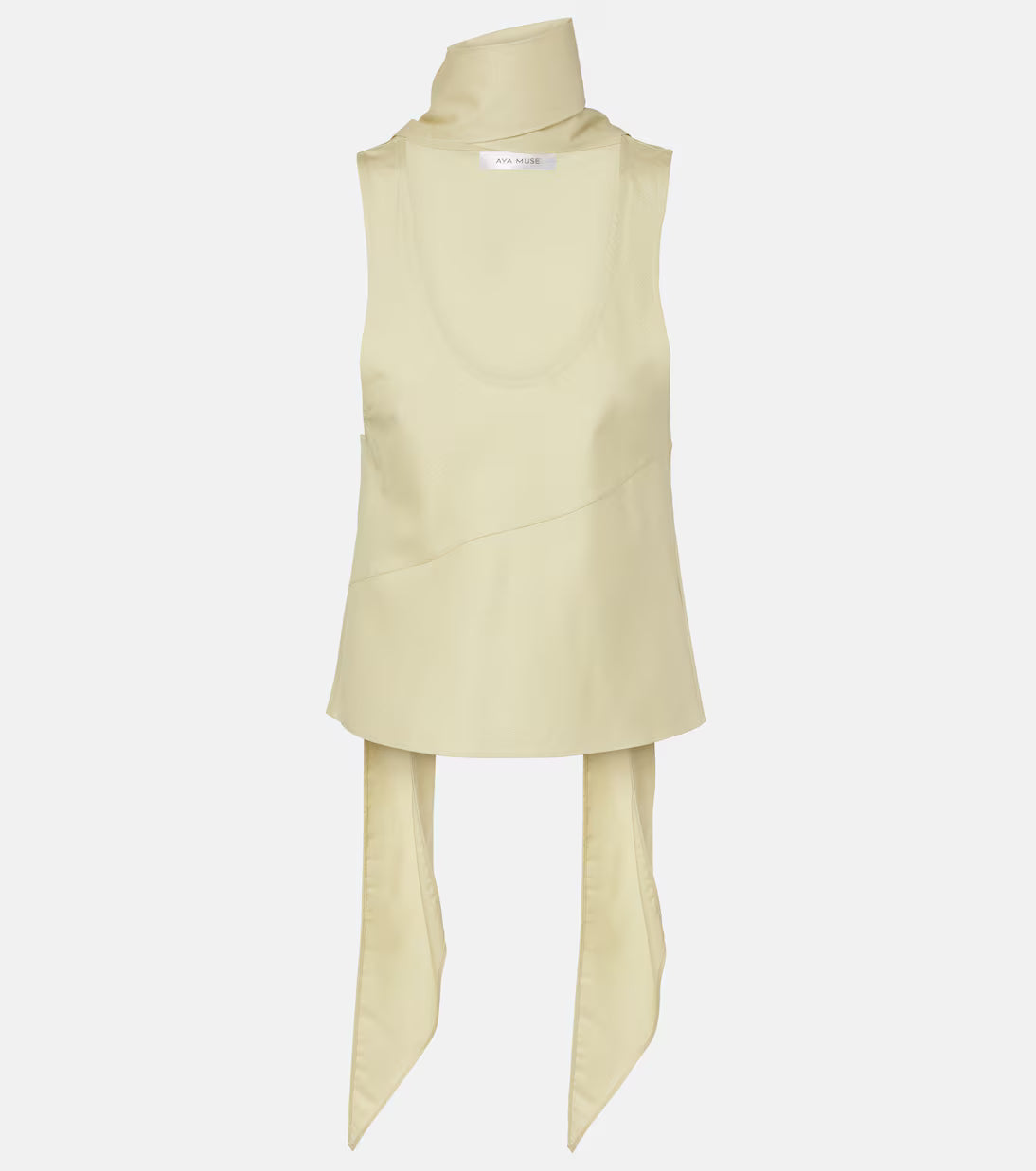 Aya Muse Olena Scarf-Detail Top